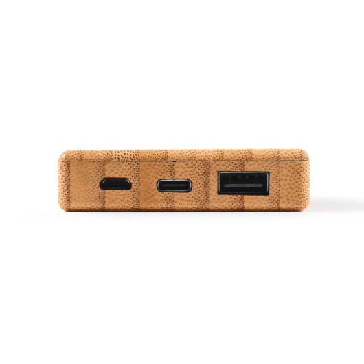 Bamboo Power Banks Side